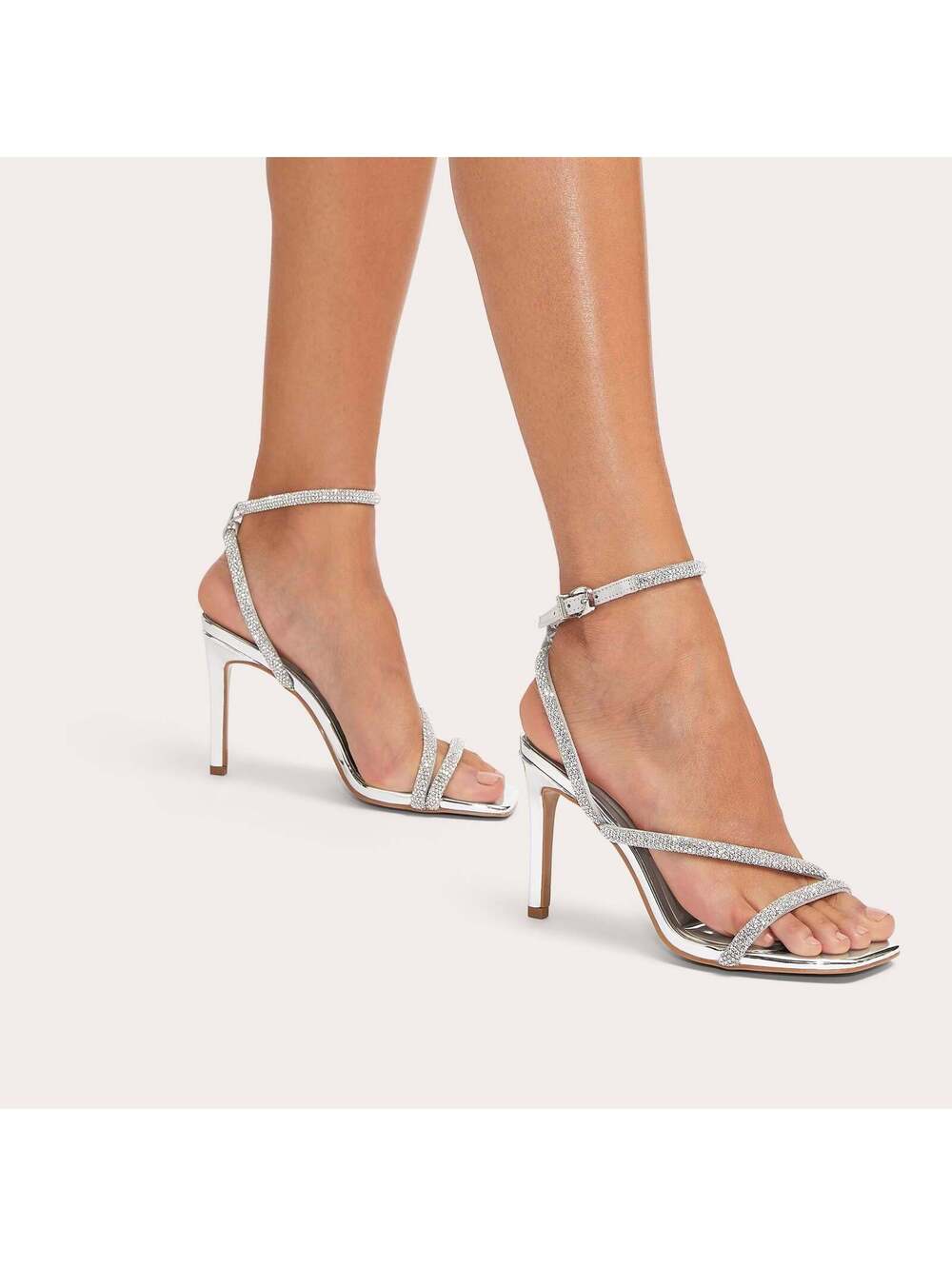 Carvela Paparazzi Heel Silver EU 39 / US 8